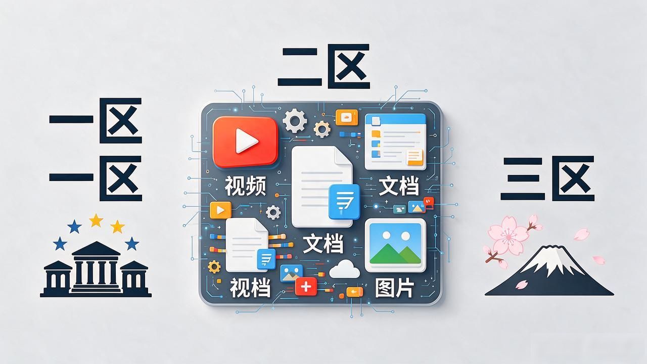 欧美日韩视频分区是什么意思？一文看懂一区二区三区的区别