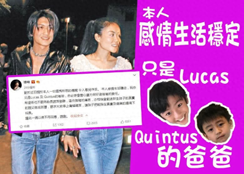 谢霆锋家世人物关系图_谢霆锋父母子女关系梳理_娱乐圈人际关系图